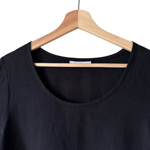 Bryn Walker XS Oversized Tunic Top Mini Dress Linen Comfy Breathable Lagenlook - Picture 10 of 16